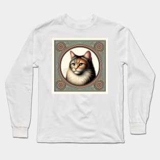 cat portrait t-shirt Long Sleeve T-Shirt